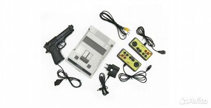 Приставка игровая Dendy Classic (300 игр+пистолет)
