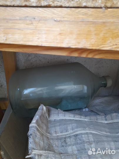 Бутыль стеклянная 50 литров