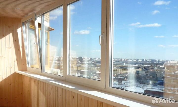 Остекление лоджии, окна пвх