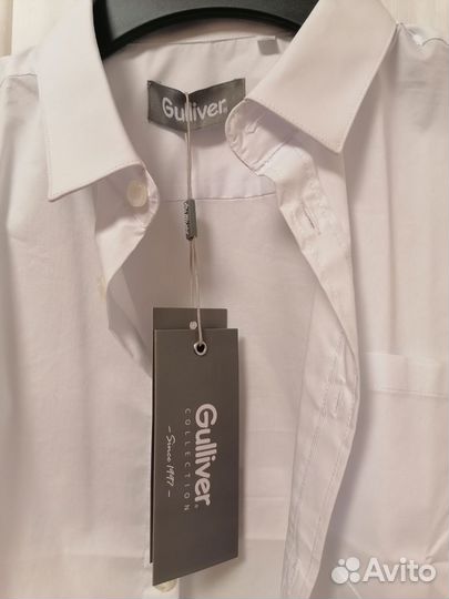 Рубашка Guliver белая новая