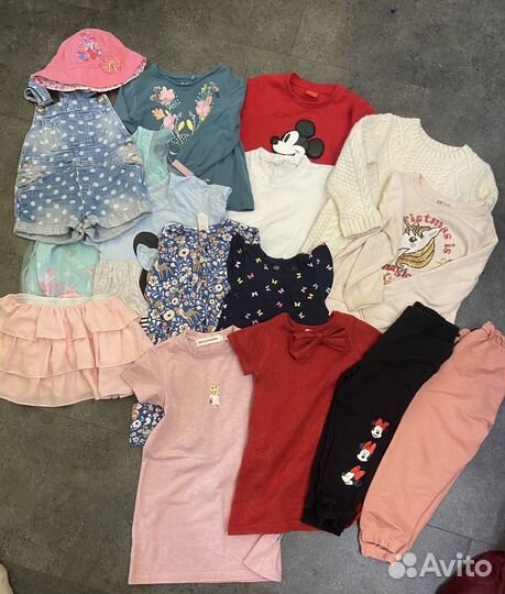 Вещи пакетом на девочку 98