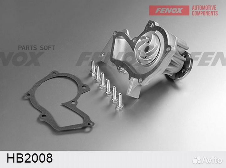 Помпа ford C-MAX, fiesta V, focus LL, fusion, mondeo IV 1.25, 1.4, 1.6 01 fenox / HB2008