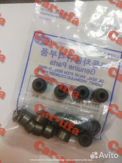 Колпачки маслосъемные комплект 16шт хендай акцент