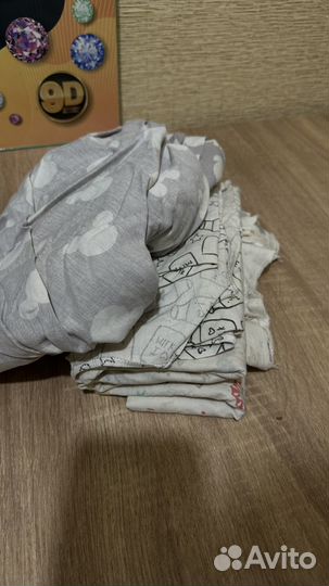 Простынь на резинке 120 60