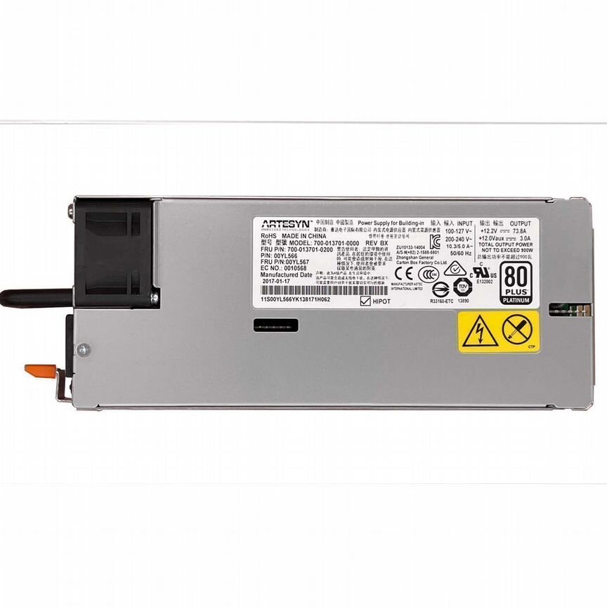 [00YL566] Блок Питания Lenovo 900w 00yl566