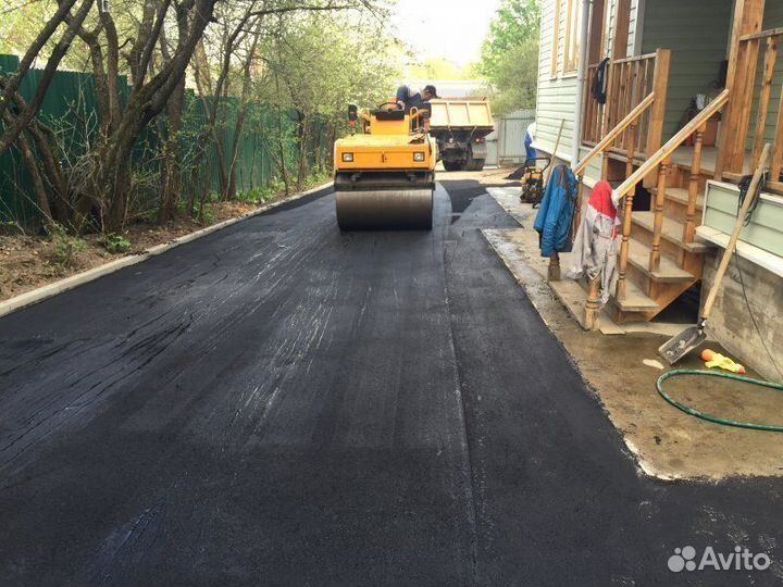 Асфальтирование, благоустройство, брусчатка