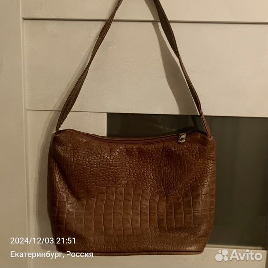 Сумка женская натуральная кожа бу
