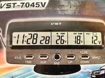 Часы-термометр в авто vst-7045v