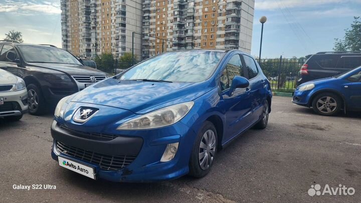 Peugeot 308 1.6 AT, 2008, 179 800 км