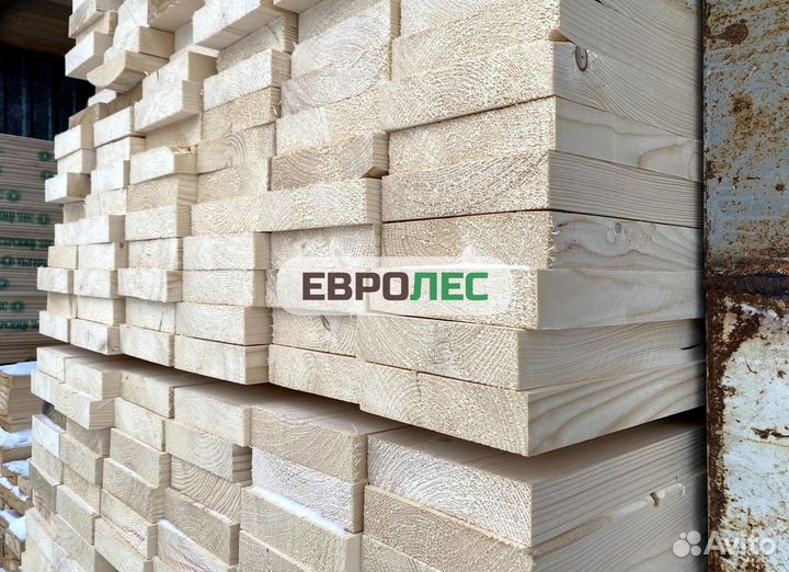 Доска сухая строганная