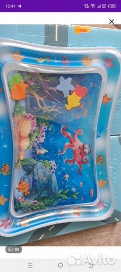 Детский развивающий водный коврик