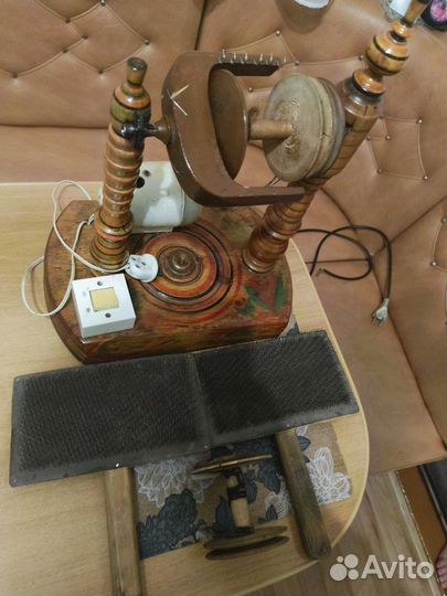 Электрическая прялка для шерсти