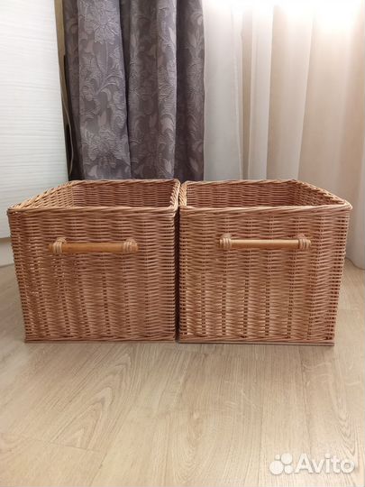 Корзина плетеная комплект 2шт