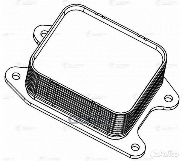 Радиатор масл. для а/м Skoda Octavia A7 (13) /VW