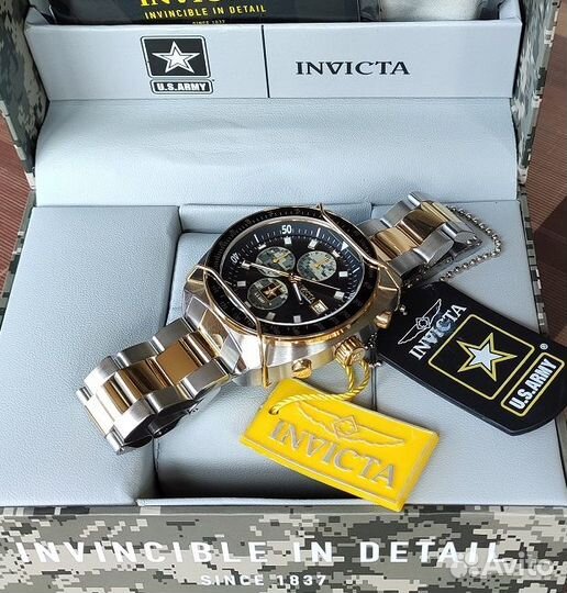 Швейцарские часы Invicta U.S. Army Quartz 31842