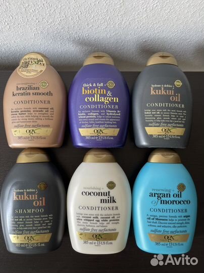 Шампунь OGX, кондиционер. В ассортименте