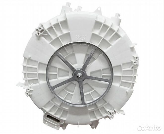 Бак с барабаном и шкивом Ariston Indesit