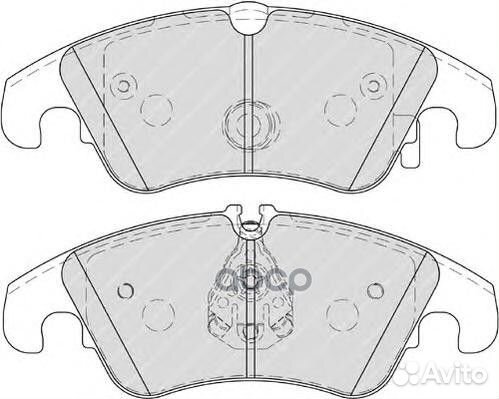 Колодки дисковые п Ford Focus II 2.5i RS 01.09