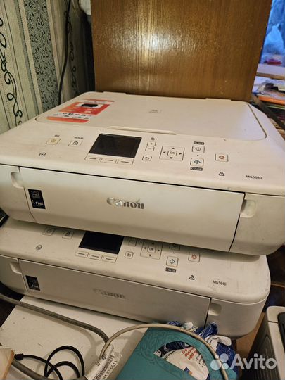 Цветной струйный принтер canon MG 5640, 2 штуки