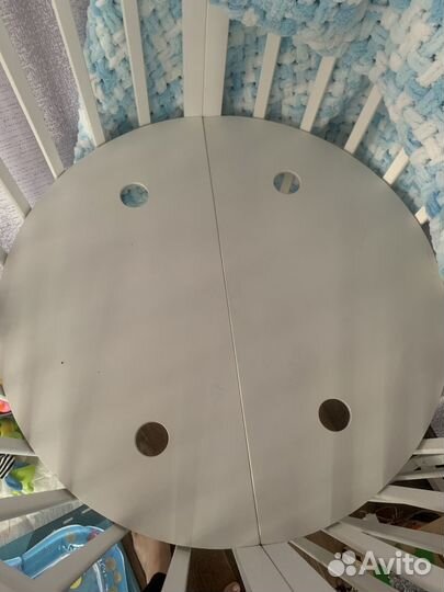 Детская кровать трансформер круглая