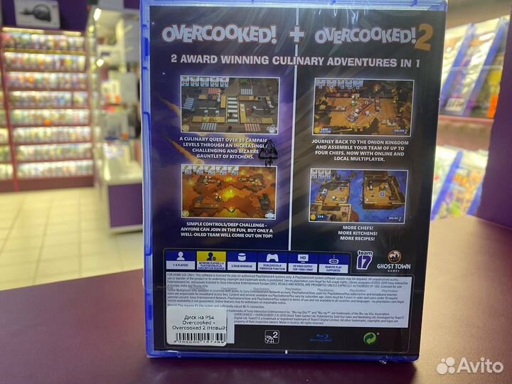 Overcooked + Overcooked 2 PS4