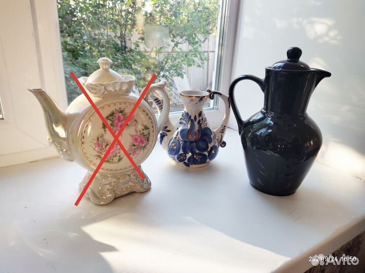 Чайник заварочный и кувшин СССР