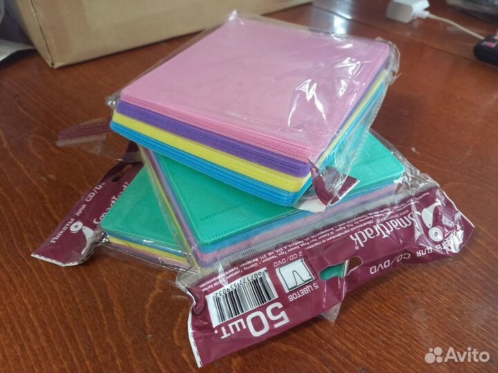 Пакеты (файлы) для CD/DVD дисков SmartTrack 140 шт