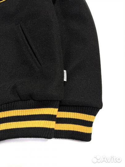 Бомбер BBC Astro Varsity Jacket Black/Orange