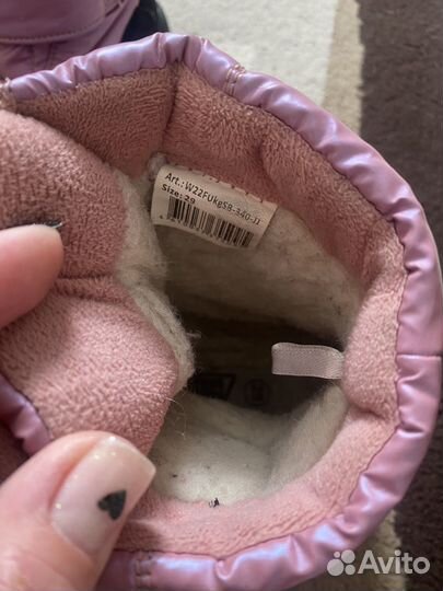 Ботинки зимние для девочки