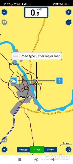 Карты глубин Ярославская область