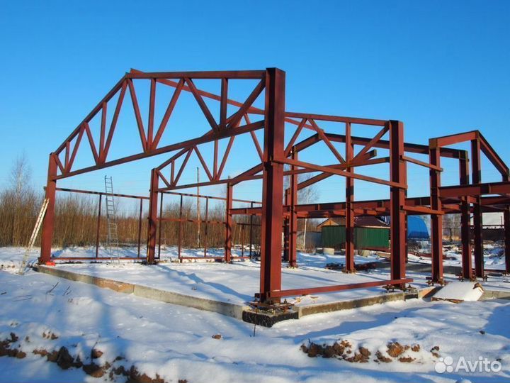 Быстровозводимые ангары склады цеха из сэндвич панелей