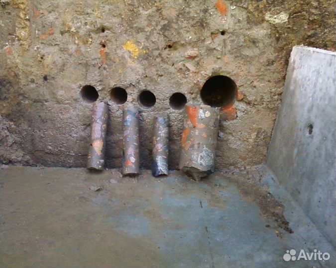 Сверление отверстий в бетоне, кирпиче