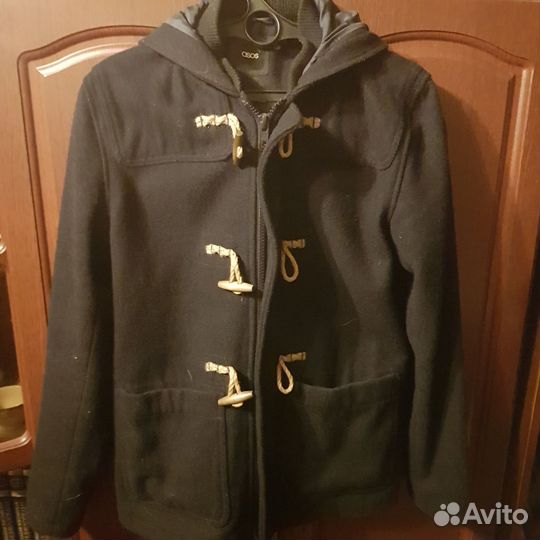Пальто с капюшоном ASOS