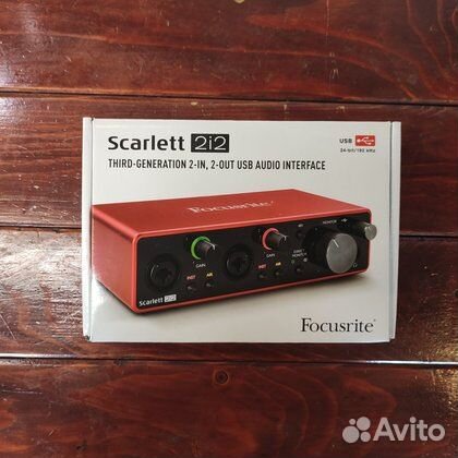 Звуковая карта focusrite 2i2 3rd gen