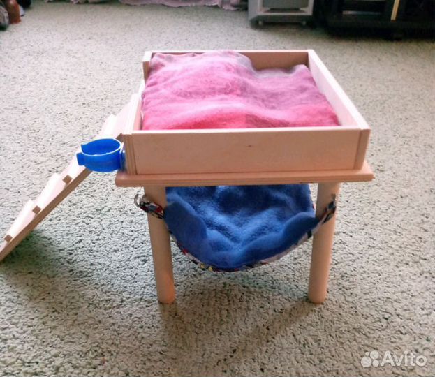 Домик для грызунов с гамаком