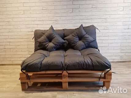 Падушки чехлы матрасы для садовой мебели