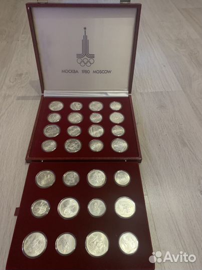 Олимпиада 80 серебро набор оригинал