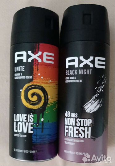 Дезодорант мужской axe цена за два