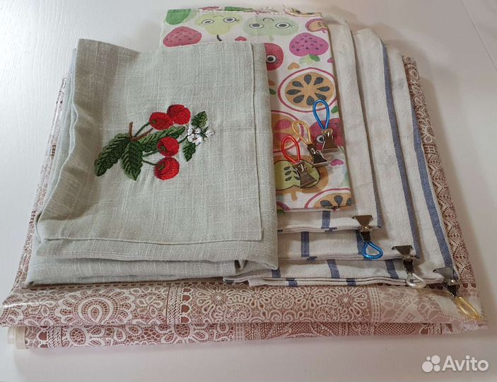 Посуда набор скалка скатерть