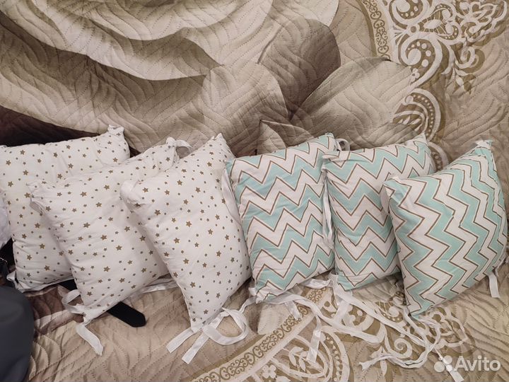 Бортики в детскую кроватку бу