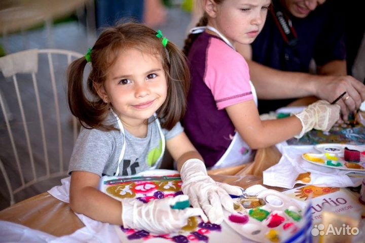 Мастер-класс для детей.Роспись футболок.Аниматоры