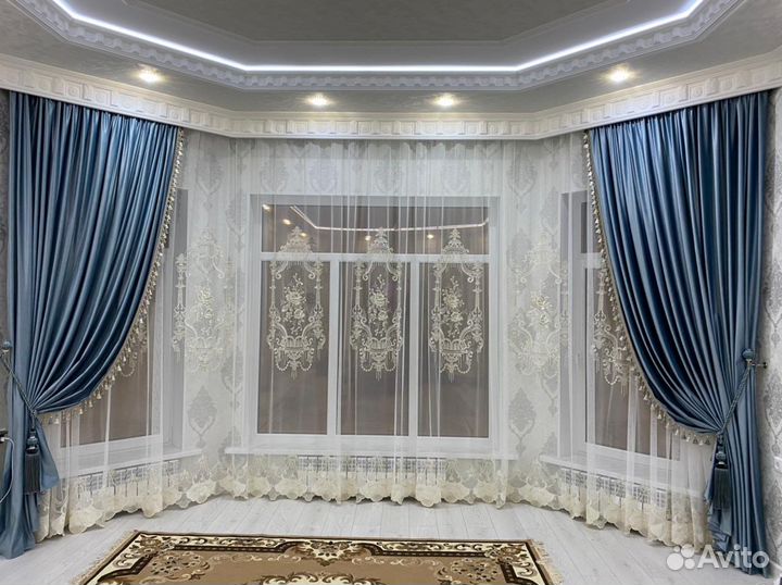 Пошив штор и занавесок, покрывал, дивандеков