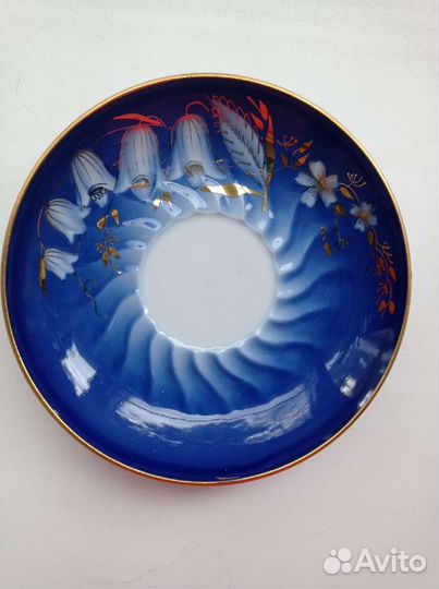 Тарелки десертные, ссср, лфз, позолота