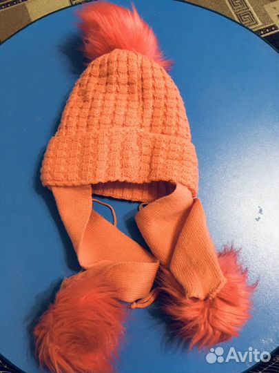 Шапка зимняя с длинными ушами