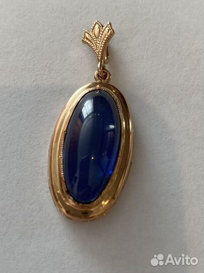 Золотая подвеска 583 пробы СССР