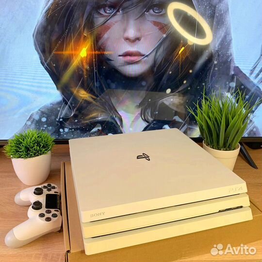 Sony PlayStation 4 Pro 1 tb + 200 игр