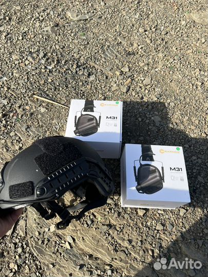 Военный тактический шлем