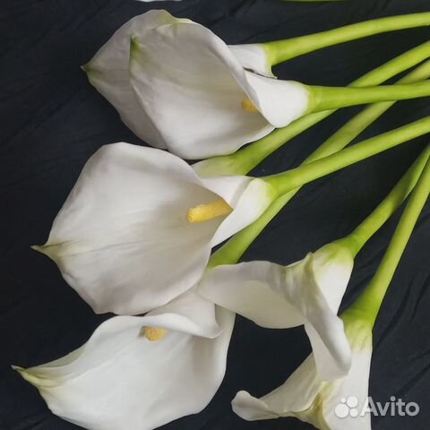 Букет калл из полимерной глины