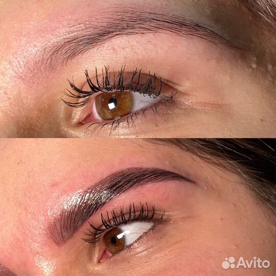 Оформление бровей