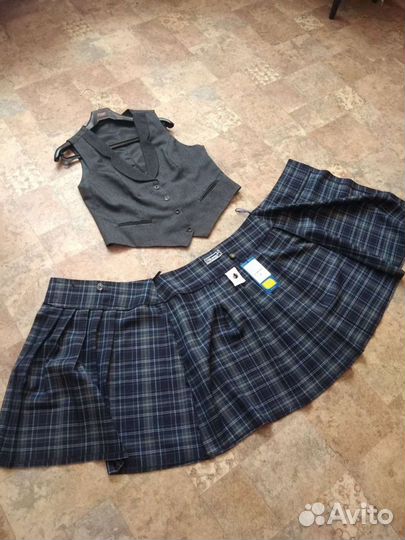 Школьная форма для девочки серый размер 146